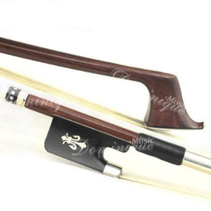 D Z Strad Viola Bow - Model 204 - Brazilwood with Ebony Fleur-de-Lis Frog image 1