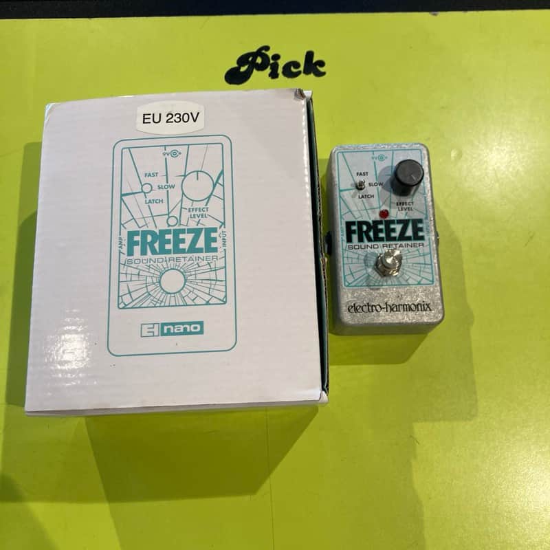 Electro-Harmonix Freeze Nano Sound Retainer Sustain Pedal 2010 - Present - Blue / Gray image 1