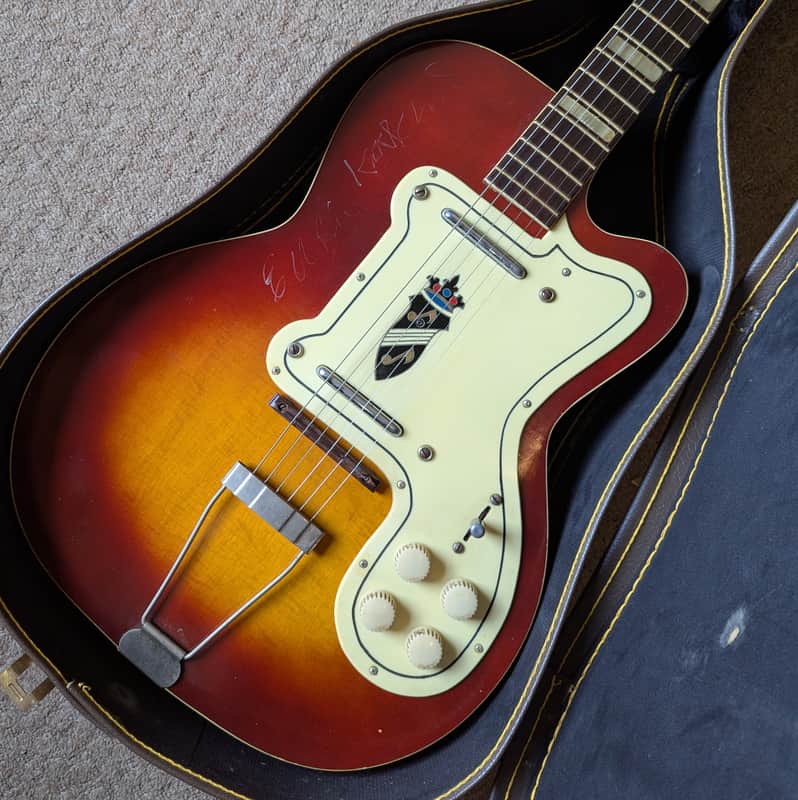 Silvertone 1382L (Kay K161 Thin Twin/Jimmy Reed) 1957 - Sunburst image 1