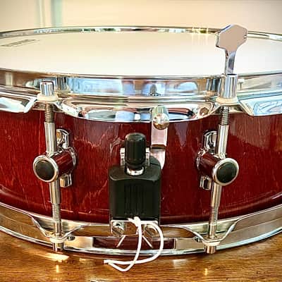 Sonor S-Class 14x5” Maple Snare Drum in Burgundy Gloss Grain Lacquer Finish image 5