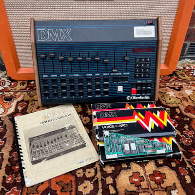 Vintage 1980s Oberheim DMX Digital Drum Machine w/ Manual & Cards *One Owner* image 1