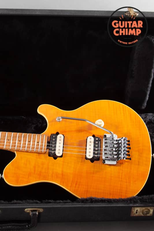 1995 Ernie Ball Music Man Eddie Van Halen EVH Gold Translucent OHSC image 1