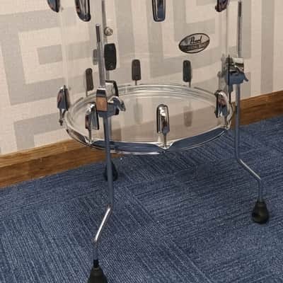 Pearl Crystal Beat 14″ x 13″ Floor Tom Drum – Clear image 4
