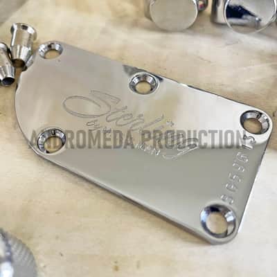Genuine Hardtail Bridge guitar Sterling by Music Man Valentine JV60 Complete set kits (rare items) image 11