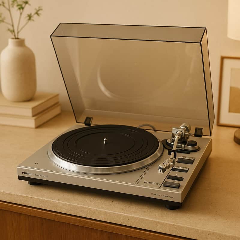 Philips AF887 MK2 Quartz PLL Rare Vintage MINT Turntable Warranty Belt Drive