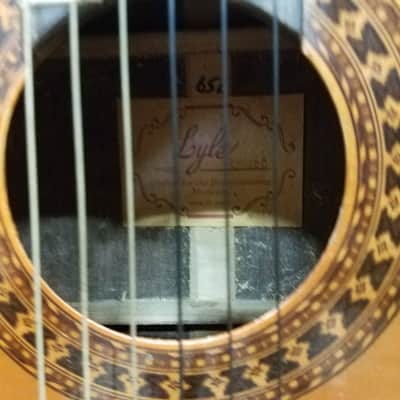 Lyle Nylon String Classical Guitar Vintage Made in Japan image 5