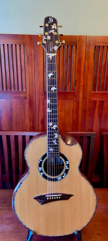 Jeffrey Yong JJ Special Custom Presentation Acoustic Guitar Sitka Spruce and Malaysian Blackwood 2005 image 1