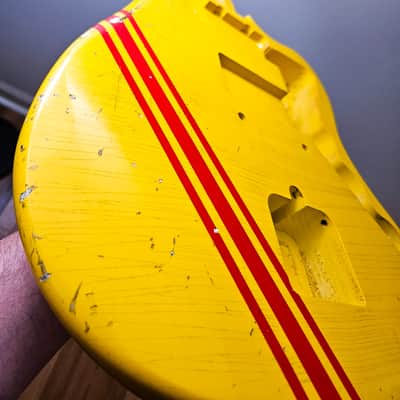 MJT Jazzmaster Body Yellow Nito Relic image 7