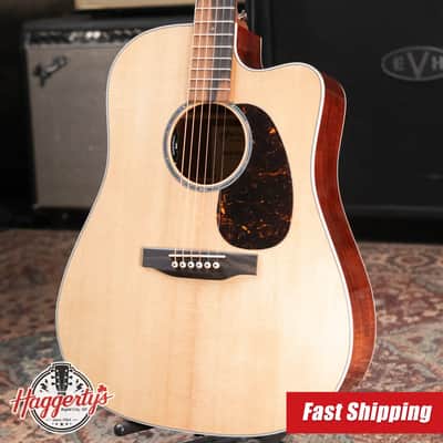 Martin DC-13E Modern Dreadnought Acoustic/Electric Guitar - Spruce/Koa with Gig Bag image 1