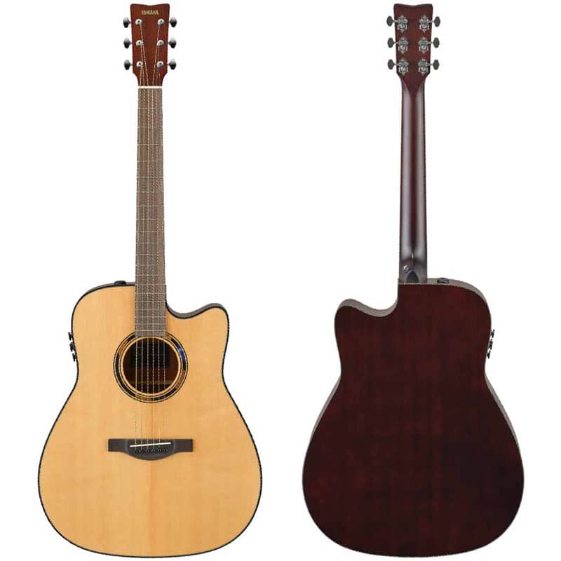 Yamaha TAG1 C Dreadnought TransAcoustic Guitar - Natural image 1