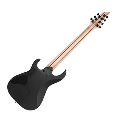 Cort KX507 7-String Multi-Scale Electric Guitar - Pale Moon Ebony Black Burst image 4