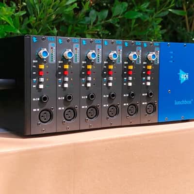 API Lunchbox loaded with (6) API 512c 500 Series Mic Preamp image 1