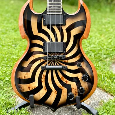 Wylde Audio Barbarian Buzzsaw Charcoal Burst image 1