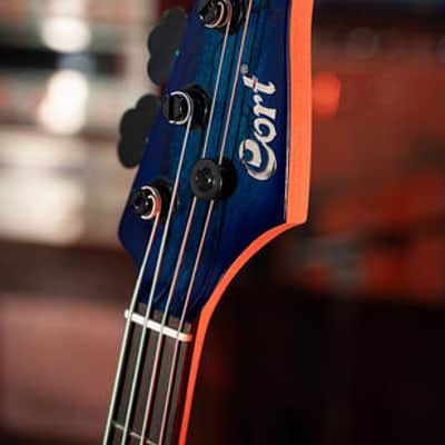 Cort GB-Fusion 4, Blue Burst, 4-String Bass image 22