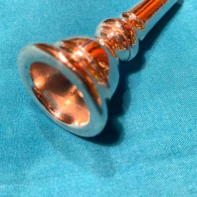 Antique Eb Cornet Mouthpiece-Made c.1880's-Great Condition-Plating 100% Intact image 2