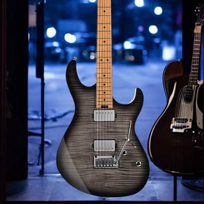 Cort G290 FAT II, Roasted Maple Neck & Fretboard, Transparent Black Burst image 11