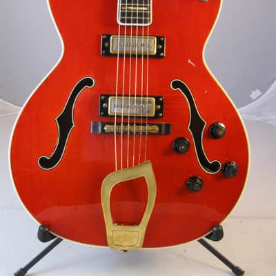 Hagstrom Viking II Deluxe 1968 Cherry Red image 3