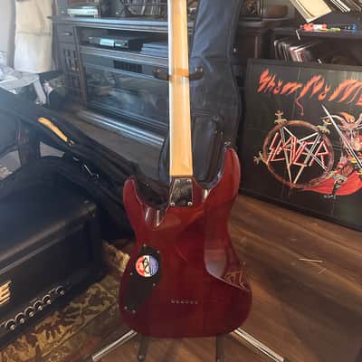 ESP LTD MH-100 QM NT 2014 - Amber Sunburst image 5