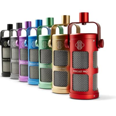 Sontronics Podcast Pro - Dynamic Podcast / Streaming / Broadcast / Gaming Microphone - GREEN image 5