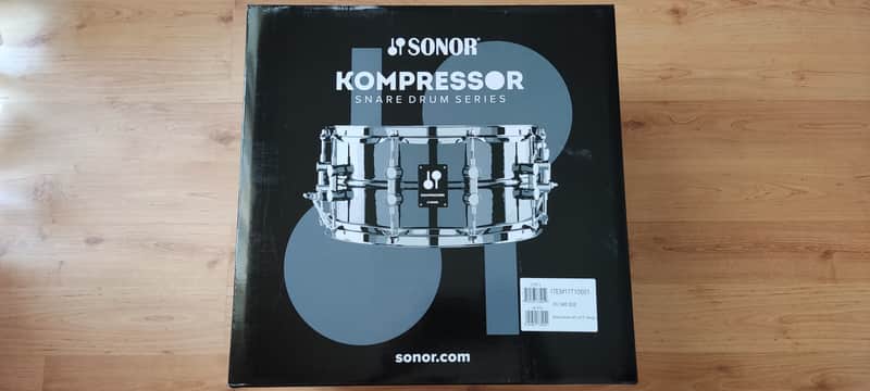 14x6.5 Sonor Kompressor brass snare image 1