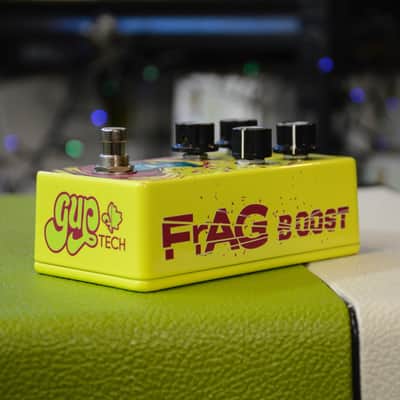 FrAG Boost – High-Gain Boost Pedal-Neon Yellow image 2