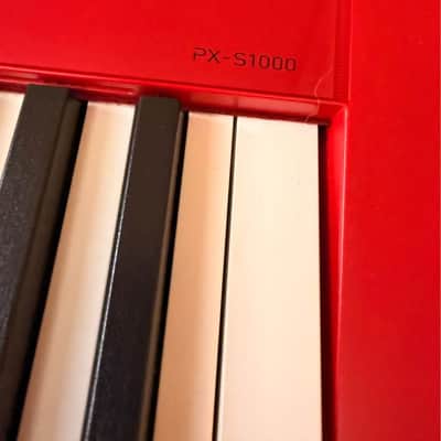Casio PX-S1000 Privia 88-Key Slim Digital Console Piano 2010s - Red image 3