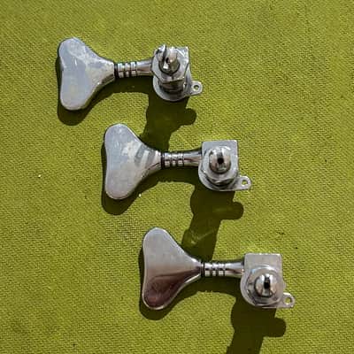 Set of 3 Vintage Schaller M4 S style Bass Tuners image 5