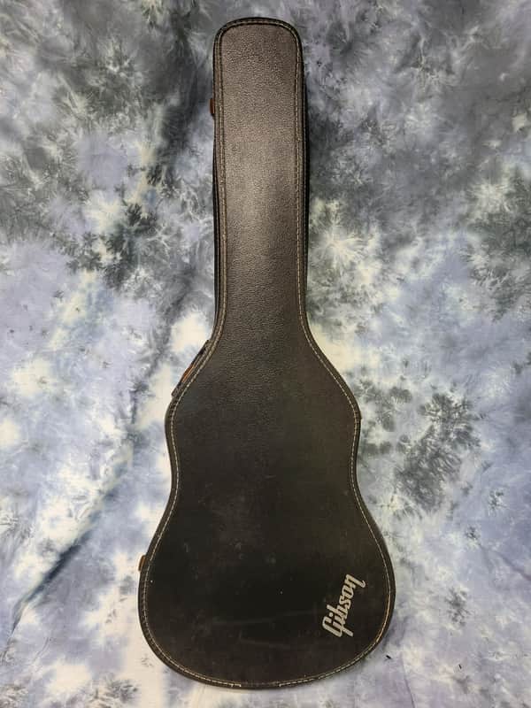 Vintage RARE 1971 Gibson Branded Black Red Interior J45 J50 Soft Shell Guitar Case image 1