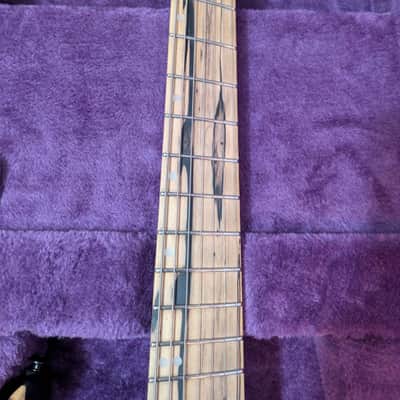 Legator NRF7-200 Ninja R 200 7-String Multi-Scale with Maple Fretboard 2010s Solid Purple Burl image 5