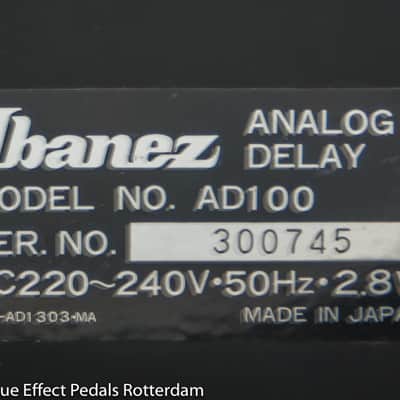 Ibanez AD-100 Analog Delay 1983 Japan s/n 300745 with MN3005 BBD image 6