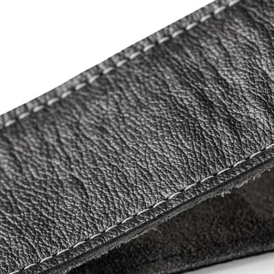 Taylor 2.5" Leather / Suede Strap - Black image 3