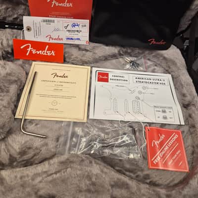 2025 Fender American Ultra II Stratocaster MN HSS Sinister Red image 22