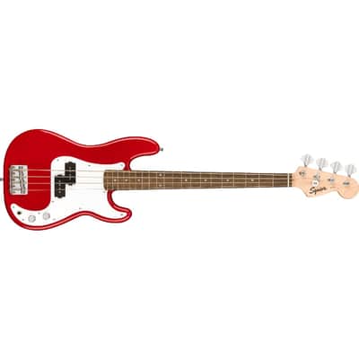 Squier Mini Precision Bass, Laurel Fingerboard, Dakota Red image 2