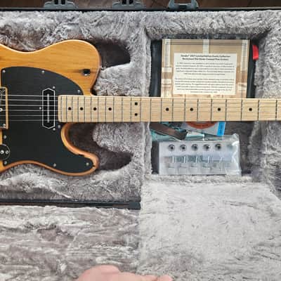 Fender Limited Edition Exotic Collection American Professional Pine Telecaster 2017 - Natural image 1