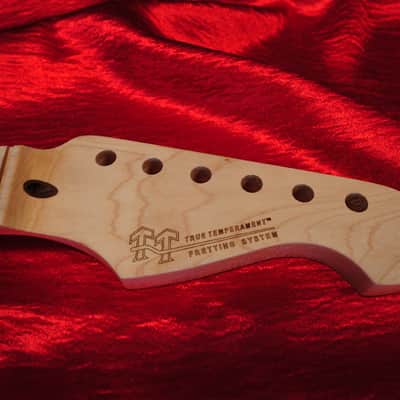 True Temperament Stratocaster retrofit neck with 7,25" Fingerboard Radius, Maple image 4