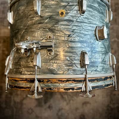 Ludwig  Vintage 60s Keystone Early 60s - Sky Blue Pearl image 5