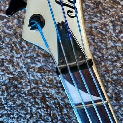 Jackson X Series Concert Bass Quicksilver  with bound neck and matching headstock  electric bass guitar, active electronics image 4