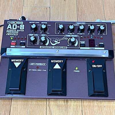 Boss AD-8 Acoustic Guitar Processor Pedal w/ Power Adapter, Excellent Condition image 1