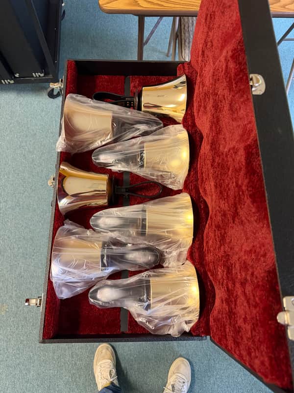 Schulmerich Handbells C4-F#4 Mid 2010s - Brass image 1