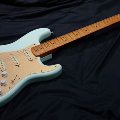 Squier 40TH ANNIVERSARY STRATOCASTER Vintage Edition 2022 - Satin Sonic Blue image 1