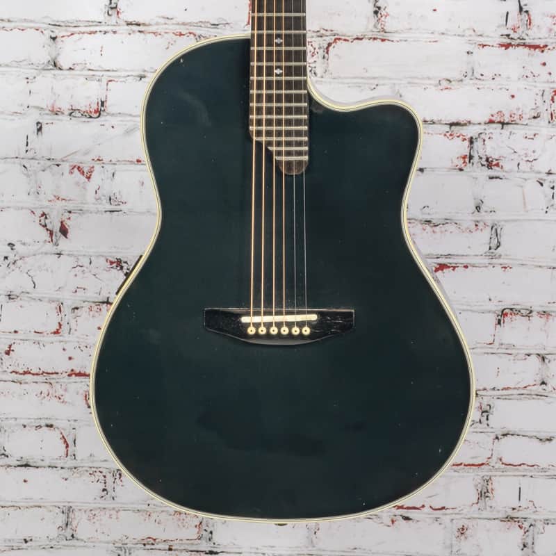 Alvarez - 1590 Fusion (Yairi DY-88-Style)  Acoustic Electric Guitar - Black - w/HSC - x4391 - USED image 1
