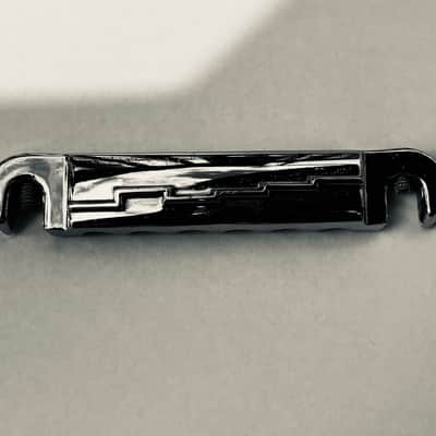 gibson stop tailpiece 60's-70's - chrome image 1