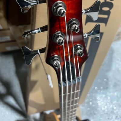 Ibanez Standard SR405E 5-string Bass Guitar - Dragon Eye Burst image 4
