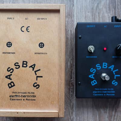 Electro-Harmonix Russian Bass Balls 1990s original Russian wood box Black Envelope Filter image 1
