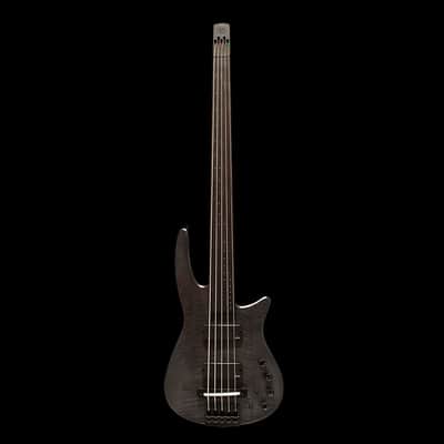 NS Design CR5 RADIUS Bass Guitar Charcoal Satin Fretless image 2