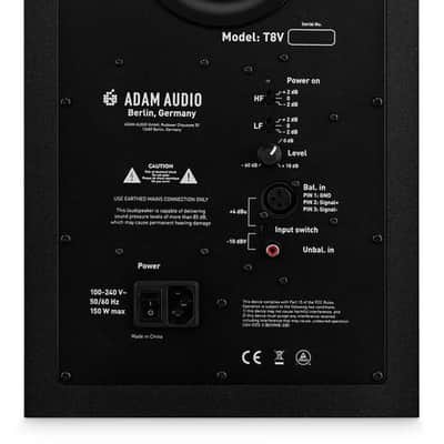 Adam T8V - Nearfield Monitor, 2 way w/8" Woofer image 2