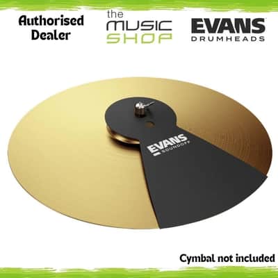 Evans SoundOff Standard Size 16" - 18" Crash Cymbal Mute - SO-CYM (Sound Off) image 1