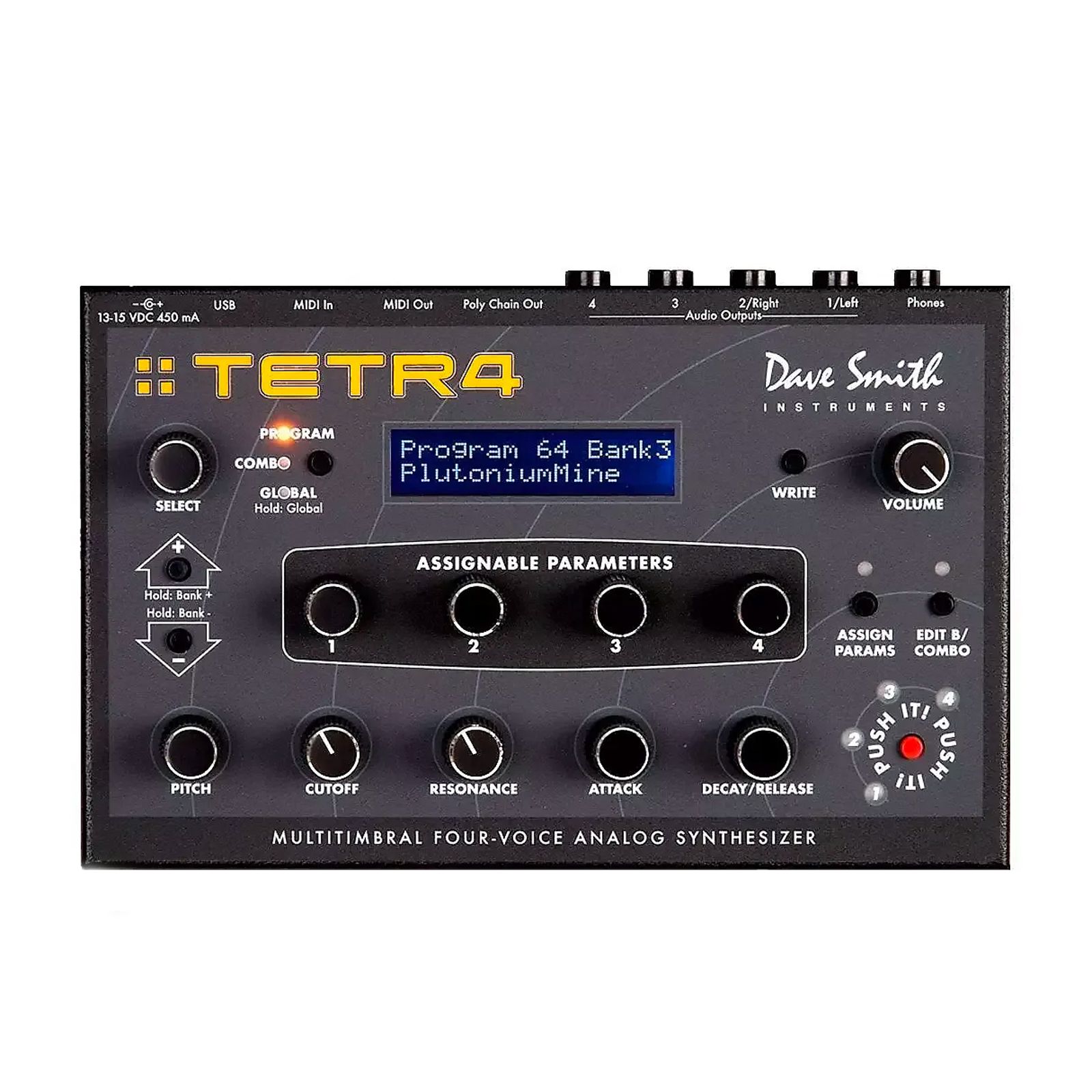 DSI TETR4(Tetra) 4ボイス ポリフォニック アナログシンセ 美品 DSI TETR4(Tetra) 4ボイス ポリフォニック アナログシンセ 美品 【公式