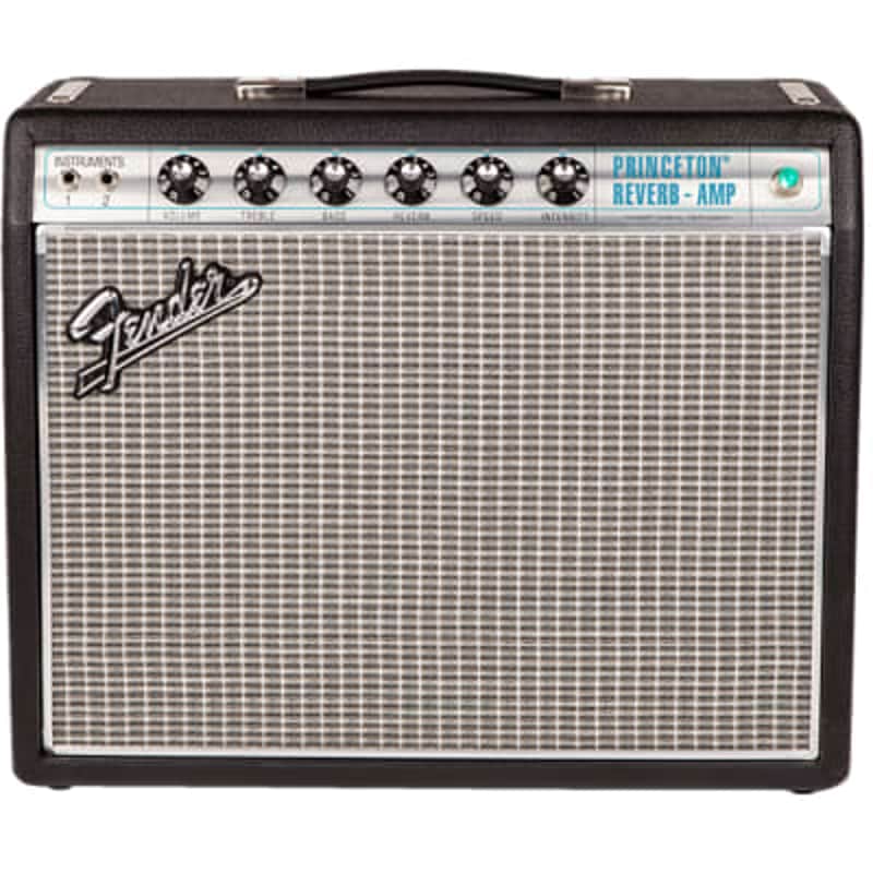 Fender '68 Custom Princeton Reverb-Amp 12-Watt 1x10" Guitar Combo Black, Help Support Brick & Mortar Music Shops ! image 1