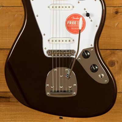 Squier Affinity Series Jaguar - Maple - Mystic Metallic Brown image 3